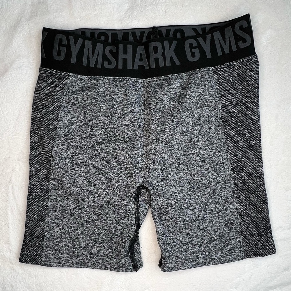Gymshark Flex Shorts - Black Marl/Charcoal - Small